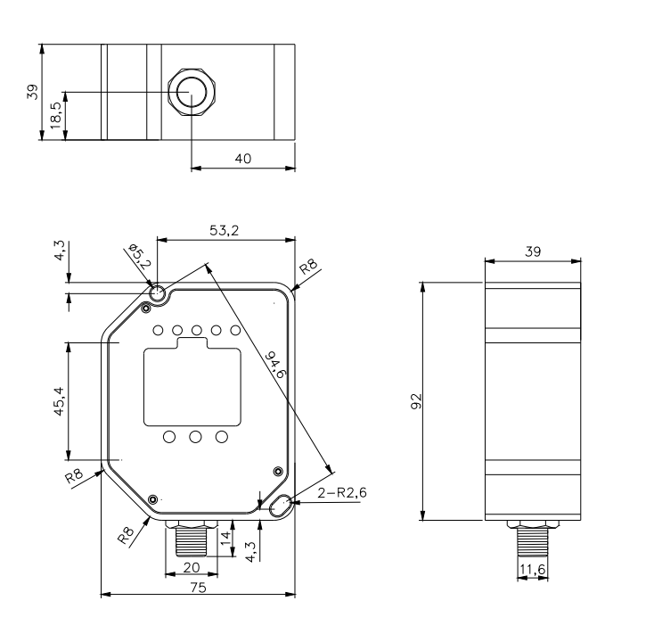 激光測距尺寸圖 激光測距尺寸圖