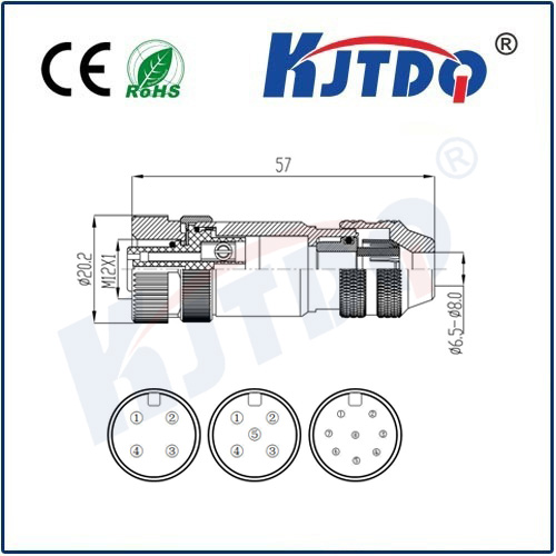 M12連接器 A型-現場接線式(組裝)系列 金屬屏蔽
